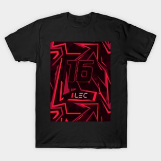 Charles Leclerc 16 - F1 Retro Design T-Shirt